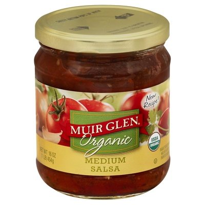 Muir Glen Salsa Medium 12/16 OZ [UNFI #0553081] [ebt]