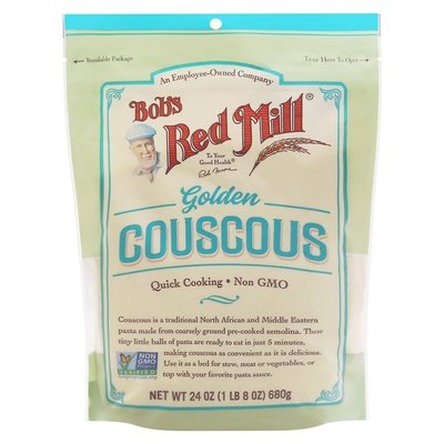 Bobs Red Mill Couscous Golden 4/24 OZ [UNFI #2597227] [ebt]