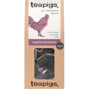 Teapigs Black Tea English Breakfast Tea Temple 6/15 CT [UNFI #3182516 ] [ebt]