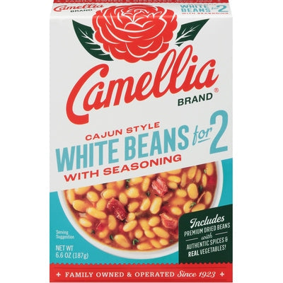 Camellia White Beans Cajun Style 12/6.6 oz [UNFI #3094109 ] [ebt]