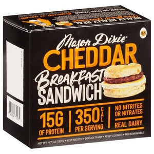 Mason Dixie Biscuit Breakfast Sandwich Cheddar 10/4.7 OZ [UNFI  #2715225]