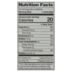 Lets Do Organic Ice Cream Cones Cake Style 12/1.2 OZ [UNFI #1212331] [ebt]