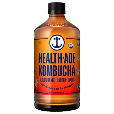 Health-Ade Kombucha Blood Orange/Carrot/Ginger 12/16 OZ [UNFI #2073948] [ebt] T