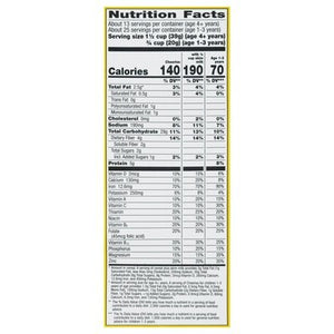 Cheerios Oat Cereal Whole Grain Toasted Family Size 10/18 OZ [UNFI #2727204] [ebt]