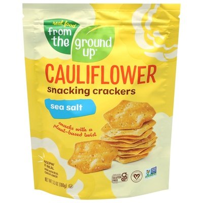 From The Ground Up Snacking Crackers Cauliflower Sea Salt 6/3.5 OZ [UNFI #2701456] [ebt]