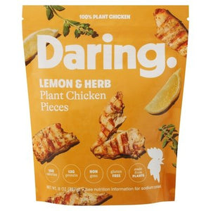 Daring Plant Chicken Pieces Lemon & Herb 6/8 OZ [UNFI  #2742336]