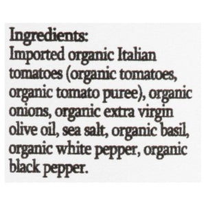 Organico Bello Pasta Sauce Organic Tomato Basil 6/25 OZ [UNFI #1417880] [ebt]