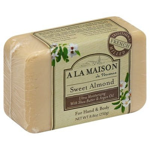 A La Maison Soap Sweet Almond For Hand & Body 8.8 OZ [UNFI #0844654] T