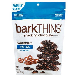 Bark Thins Pretzel Dark Chocolate with Sea Salt Family Size 9/10 OZ [UNFI #1783117] [ebt] T