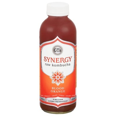 Gts Kombucha Raw Blood Orange 12/16 OZ [UNFI #2840965] [ebt] T