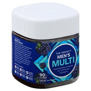 Olly Mens Multi The Perfect Gummies Blackberry Blitz 1/90 CT [UNFI #2288058] T