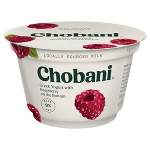 Chobani Yogurt Non-Fat Raspberry Greek 12/5.3 OZ [UNFI #1512557] [ebt]