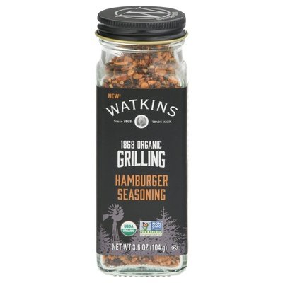 Watkins Seasoning Organic Hamburger Grilling 3/3.6 OZ [UNFI #2726594] [ebt]