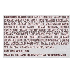 Back To Nature Crackers Organic Stoneground Wheat Rosemary & Olive Oil 6/6 OZ [UNFI #1817998] [ebt]