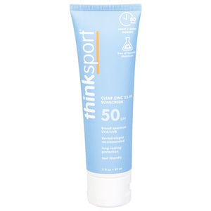 Thinksport Sunscreen Clear Zinc 23.4% Broad Spectrum Spf 50 1/3 oz [UNFI-CARLISLE #2840395] T