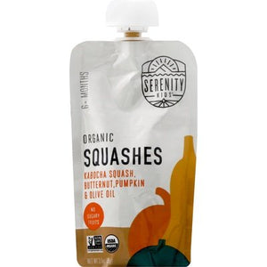 Serenity Kids Squashes Organic 6/3.5 OZ [UNFI #2367308] [ebt]
