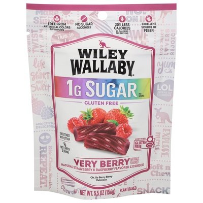 Wiley Wallaby Licorice Verry Berry 8/5.5 OZ [UNFI #2822856] [ebt] T