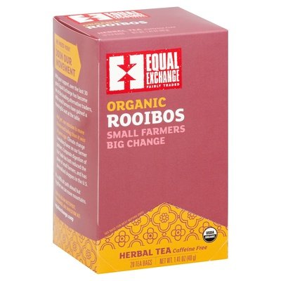 Equal Exchange Herbal Tea Organic Rooibos Bags 6/20 Bag [UNFI #0751891] [ebt]