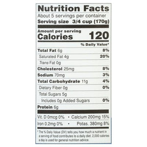 Redwood Hill Farm Yogurt Goat Milk Plain 6/32 OZ [UNFI #0623181] [ebt]