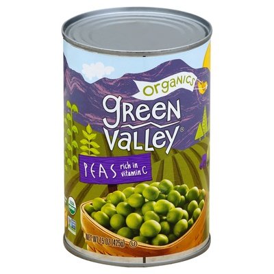 Green Valley Organics Peas 12/15 OZ [UNFI #2481703] [ebt]