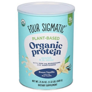 Four Sigmatic Organic Protein Plant-Based Sweet Vanilla 1/21.16 OZ [UNFI #2654820] T