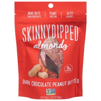 Skinnydipped Almonds Dark Chocolate Peanut Butter 10/3.5 OZ [UNFI #2343440] [ebt]