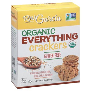 R W Garcia Crackers Gluten Free Organic Everything 6/5.5 OZ [UNFI #2678738] [ebt]
