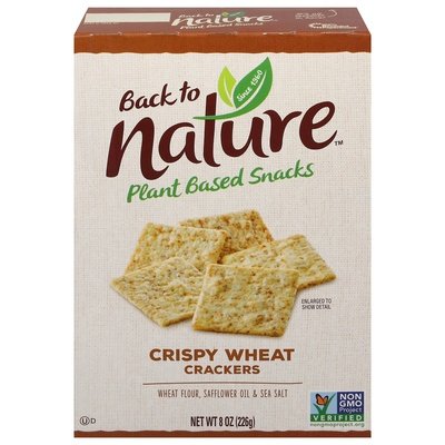 Back To Nature Crackers Crispy Wheat 6/8 OZ [UNFI #1516947] [ebt]