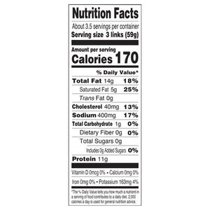 Af Clsc Pork Brkfst Saus 12/7 OZ [UNFI  #1225606]