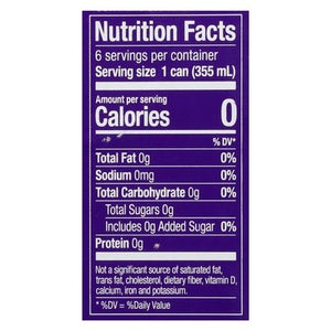 Zevia Soda Zero Sugar Grape 4/6/12 OZ [UNFI #2980522] [ebt] T