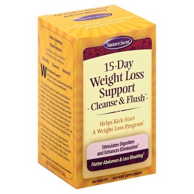Natures Secret Weight Loss Support 15-Day Tablets 60 Cnt [UNFI #0944777] T