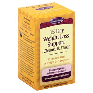 Natures Secret Weight Loss Support 15-Day Tablets 60 Cnt [UNFI #0944777] T