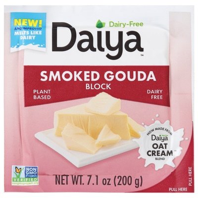 Daiya Cheese Dairy-Free Smoked Gouda Block 8/7.1 OZ [UNFI #1605591] [ebt]