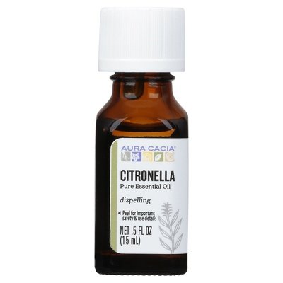 Aura Cacia Pure Essential Oil Citronella 1/.5 OZ [UNFI #713784] T