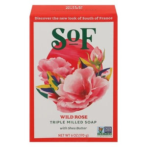 South Of France Soap Triple Milled Wild Rose 1/6 OZ [UNFI #1704907] T