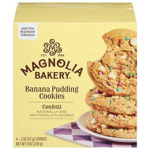 Magnolia Bakery Banana Pudding Cookies Confetti 8/8 OZ [UNFI #2953214] [ebt]