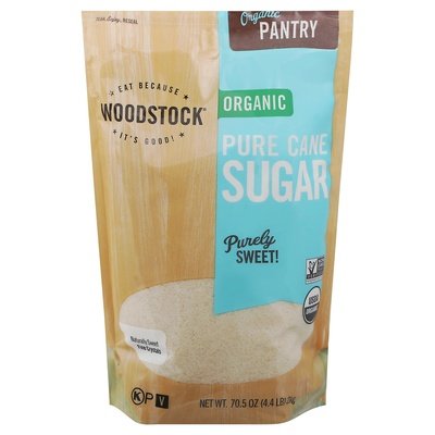 Woodstock Sugar Pure Cane Organic 5/4.4 Lb [UNFI #0320721] [ebt] T