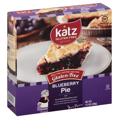 Katz Gluten Free Blueberry Pie Gf 6/11.5 OZ [UNFI  #1569359]