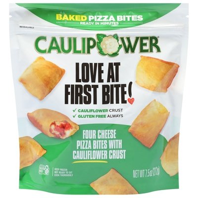 Caulipower Four Cheese Pizza Bites 8/7.5 OZ [UNFI  #2998789]