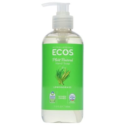 Ecos Hand Soap Plant Powered Lemongrass 6/11.5 OZ [UNFI #2704740] T