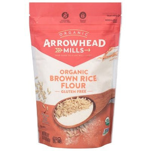 Arrowhead Mills Rice Flour Gluten Free Organic Brown 6/24 OZ [UNFI #1839588] [ebt]