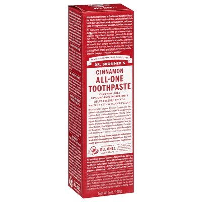 Dr Bronners Toothpaste All-One Cinnamon 1/5 OZ [UNFI #1649185] T
