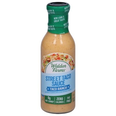 Walden Farms Street Taco Sauce Taco Ranch 6/12 OZ [UNFI #2859668] [ebt]