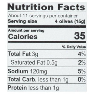 Gaea Olives Organic Kalamata Pitted 8/5.6 OZ [UNFI #1767516] [ebt]