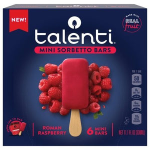 Talenti Gelato E Sorbetto Sorbet Roman Raspberry 6/6/11.1 OZ [UNFI  #2964187]
