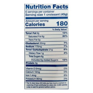 Bkly Crosnt Choc Fld 6Ct 8/9.52 OZ [UNFI  #1798537]