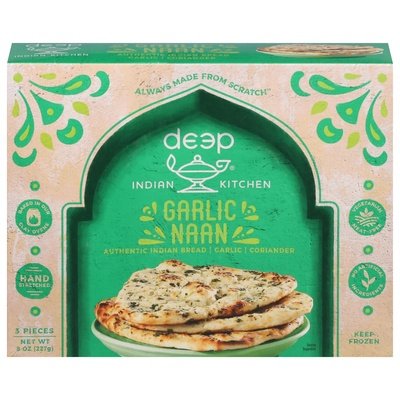 Deep Garlic Naan 8/8 OZ [UNFI  #2504579]