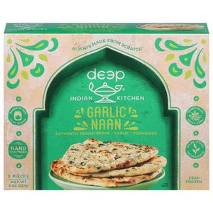 Deep Garlic Naan 8/8 OZ [UNFI  #2504579]