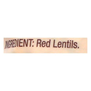 Bobs Red Mill Lentils Red 4/27 OZ [UNFI #2597128] [ebt]