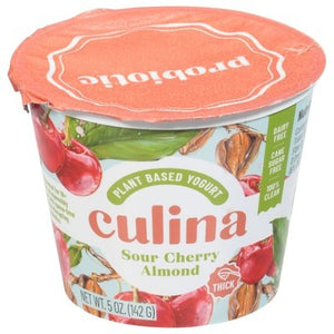 Culina Yogurt Plant Based Sour Cherry Almond Thick 12/5 OZ [UNFI #2633139] [ebt]